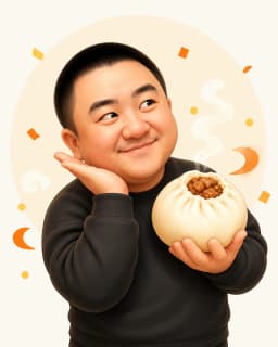 東興飽包 Q 版角色